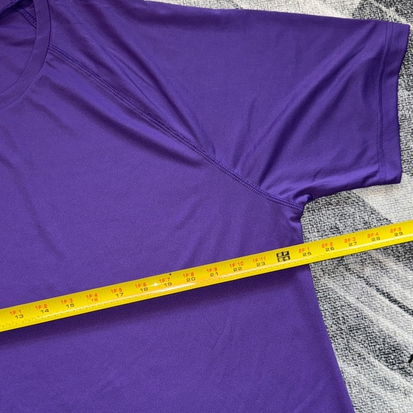 Alo Yoga Men's Size XXL Purple Idol Performance Polyester T Shirt - Picture 6 of 9